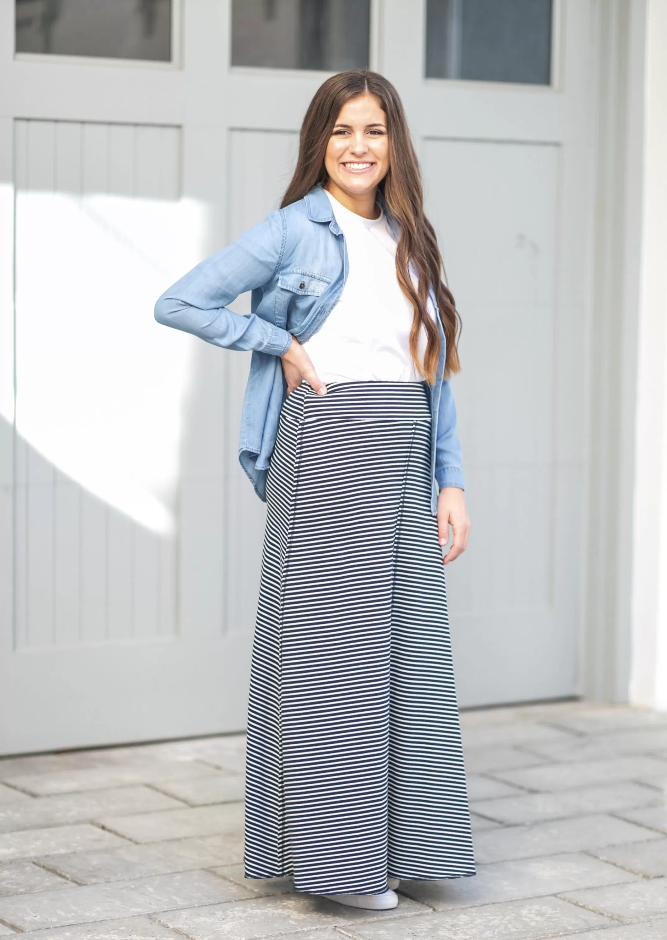 Store Allison Knit Maxi Skirt Women Maternity Friendly