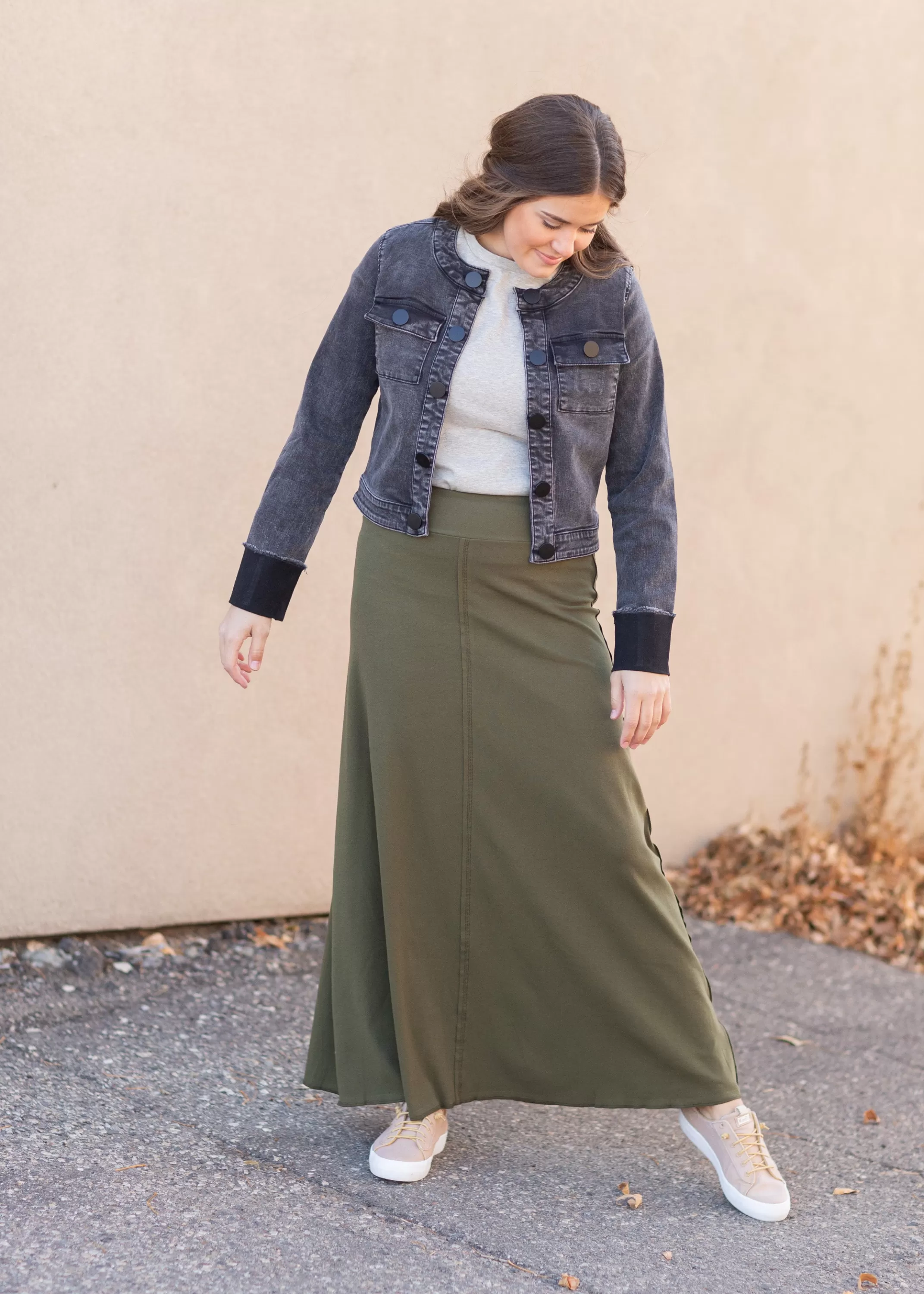 Flash Sale Allison Knit Maxi Skirt Women Maternity Friendly