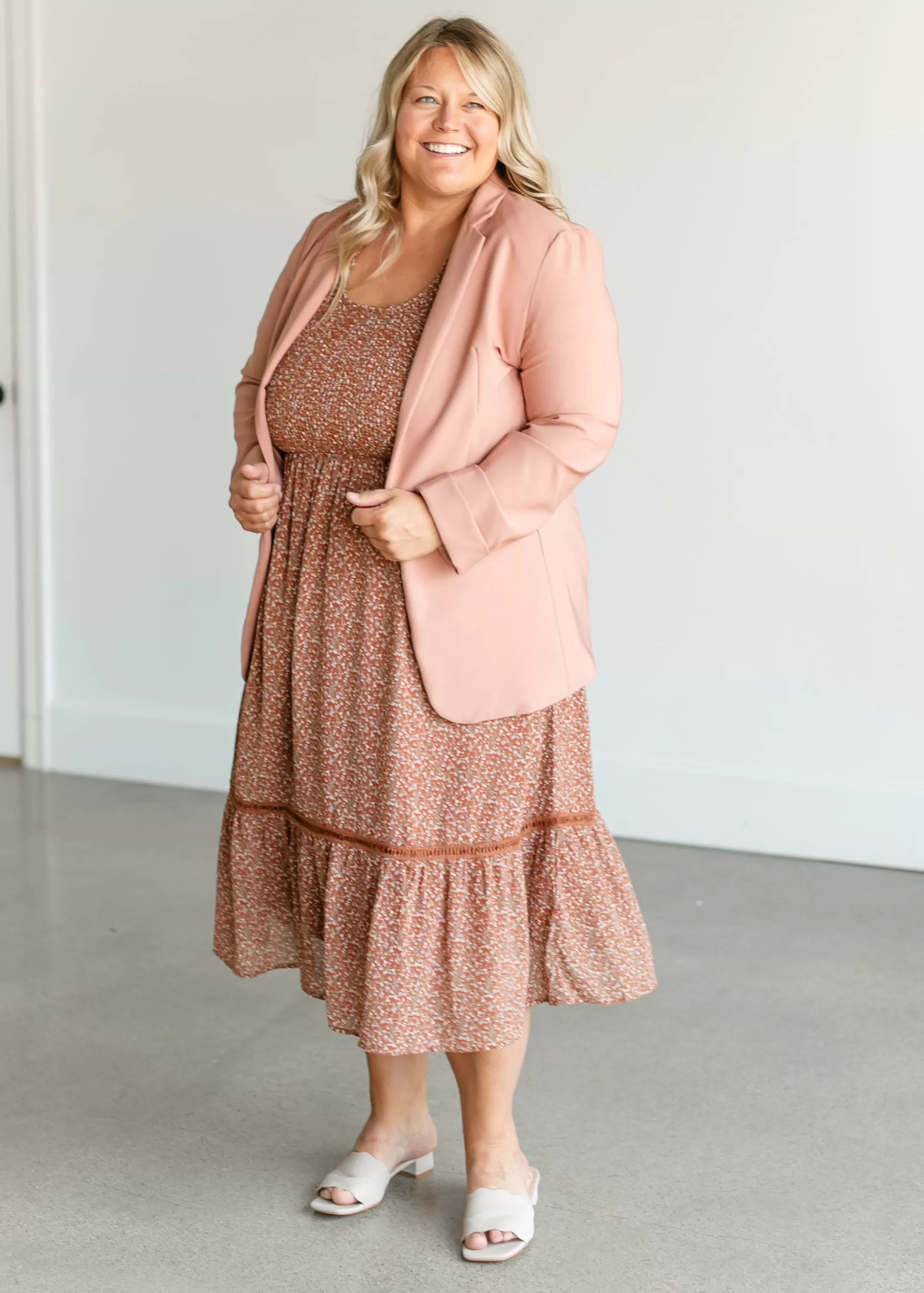 Sale Classic Open Front Blazer Women Jackets