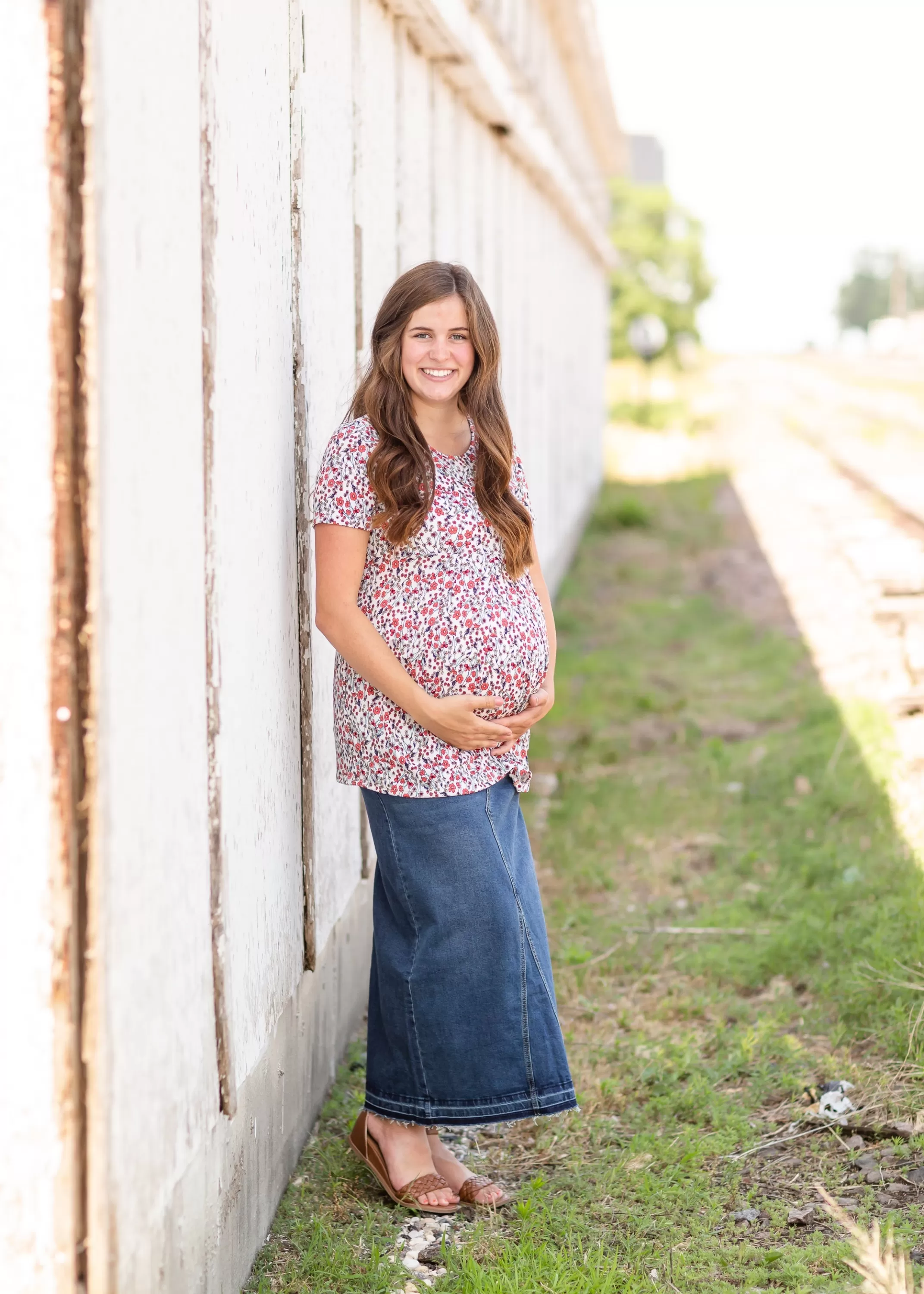 Online Elise Maternity Long Denim Skirt Women Maternity Friendly