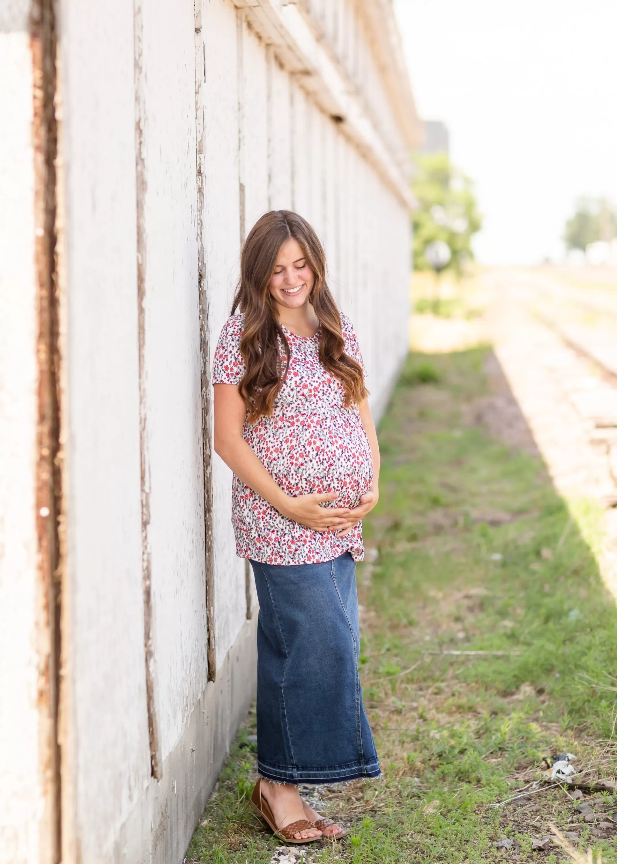 Online Elise Maternity Long Denim Skirt Women Maternity Friendly
