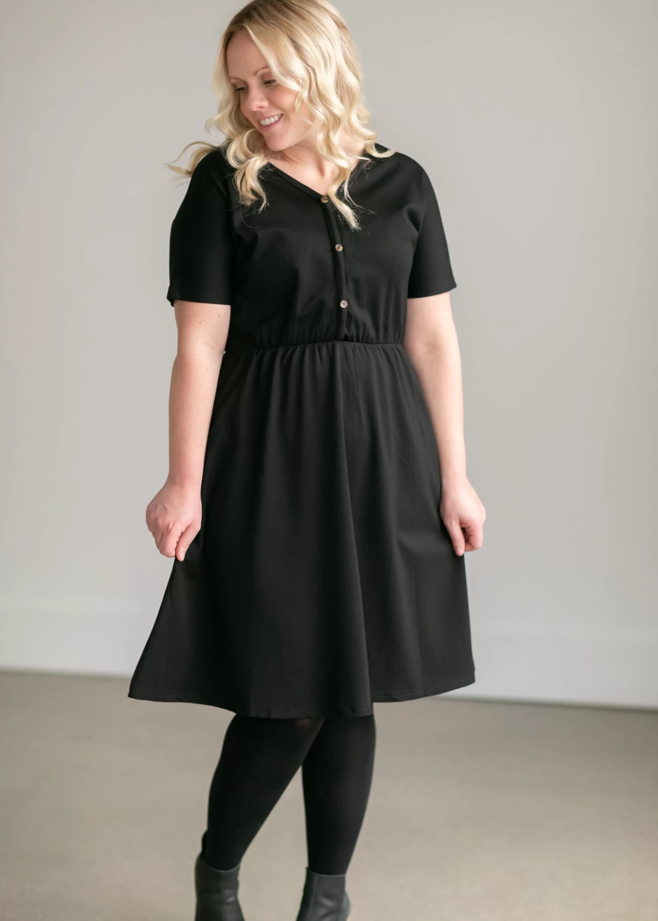 Sale Ella Cinched Waist Midi Dress Women Plus Size