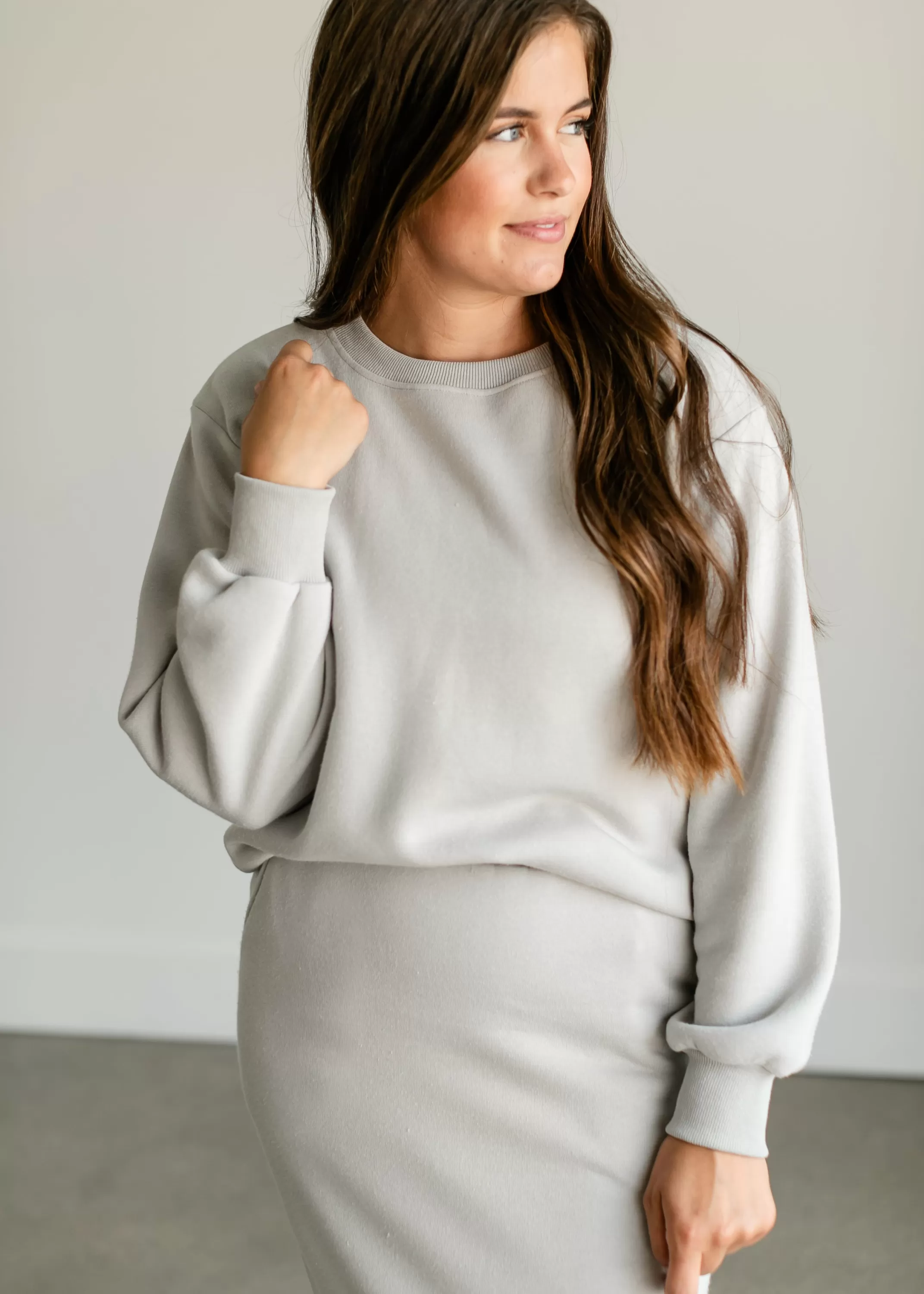 Clearance Essential Sweatshirt Set Top Women Plus Size