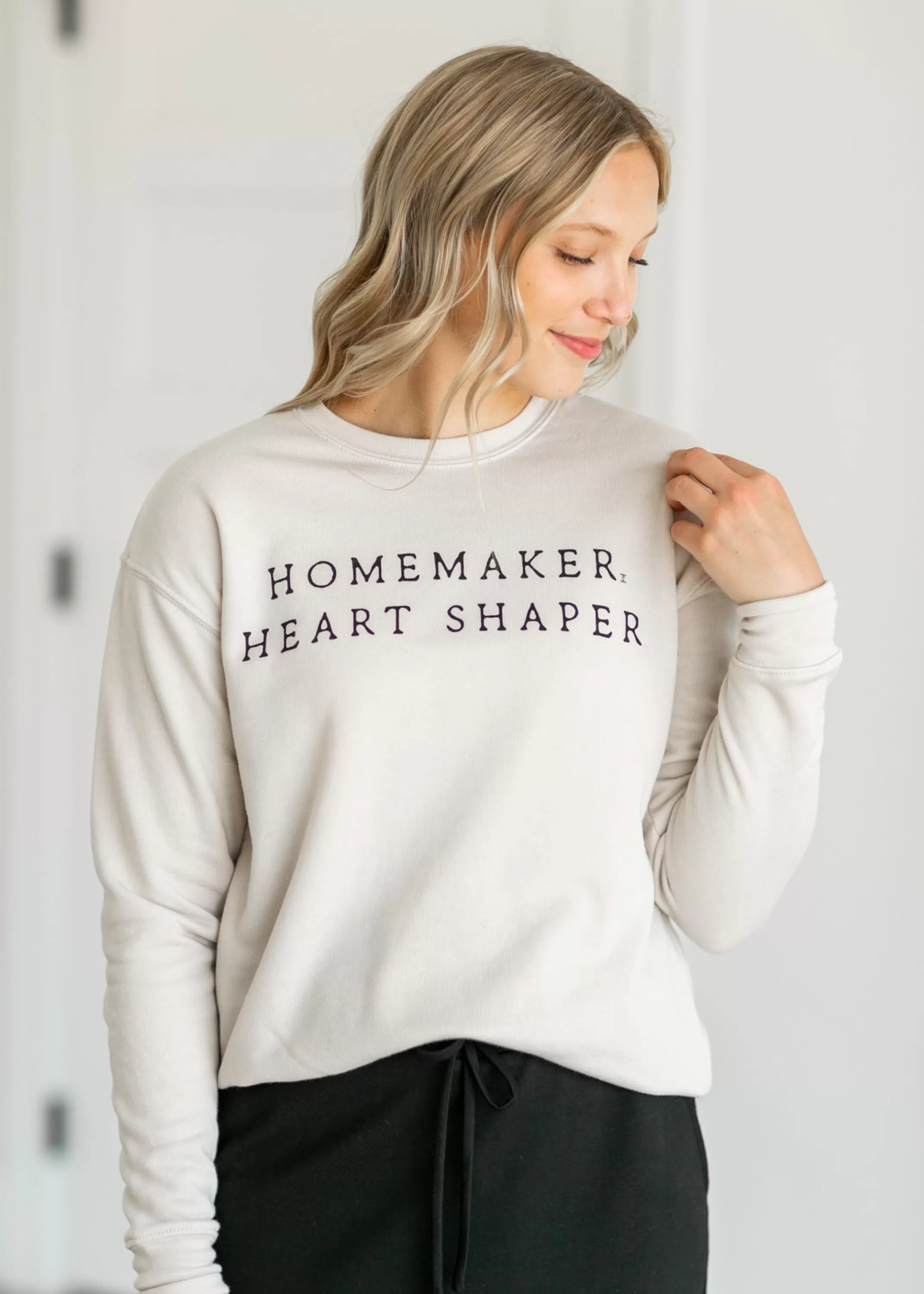 Cheap Homemaker Crewneck Sweatshirt Women Plus Size