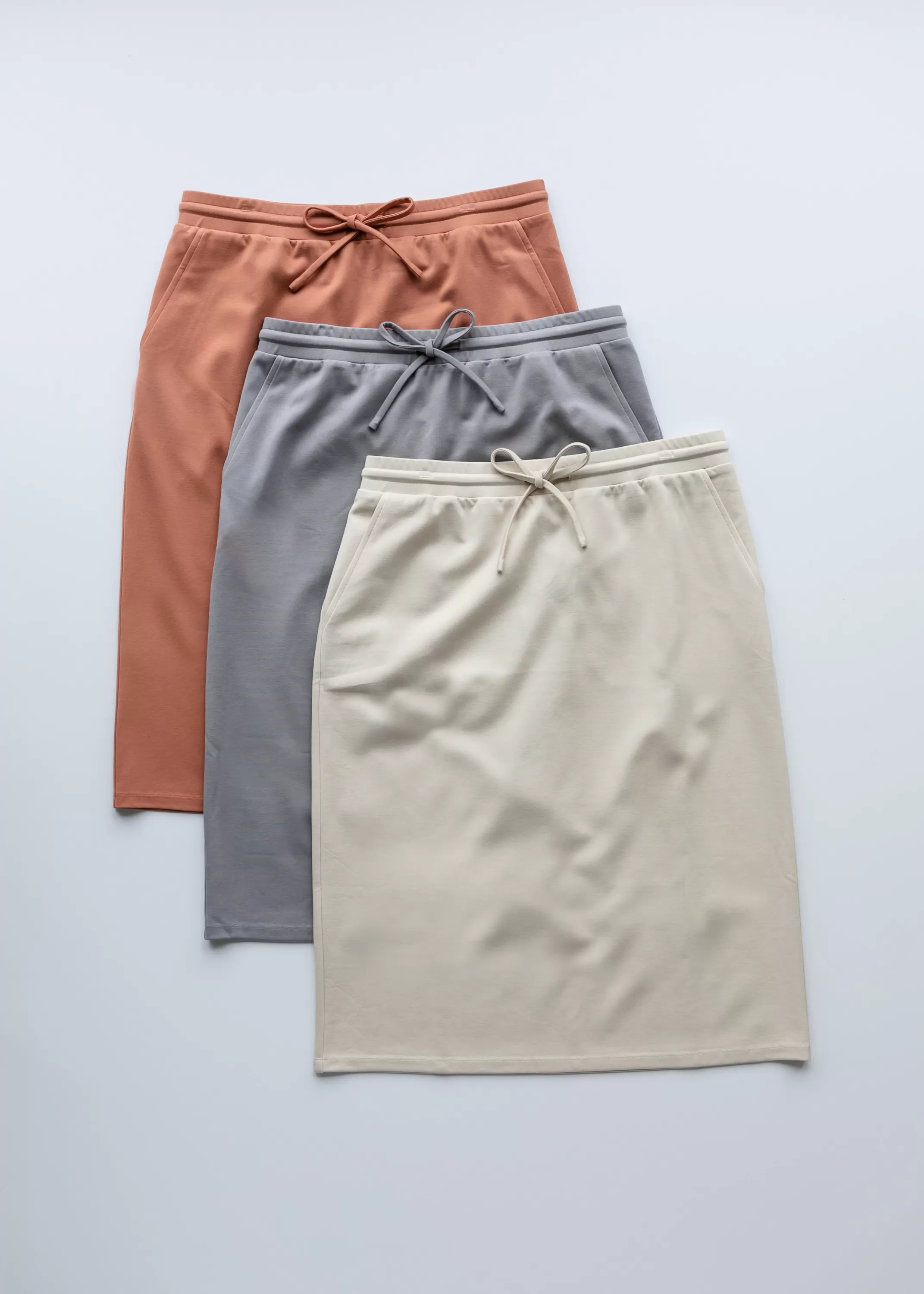 Flash Sale Jordan Beige Knit Midi Skirt Women Plus Size