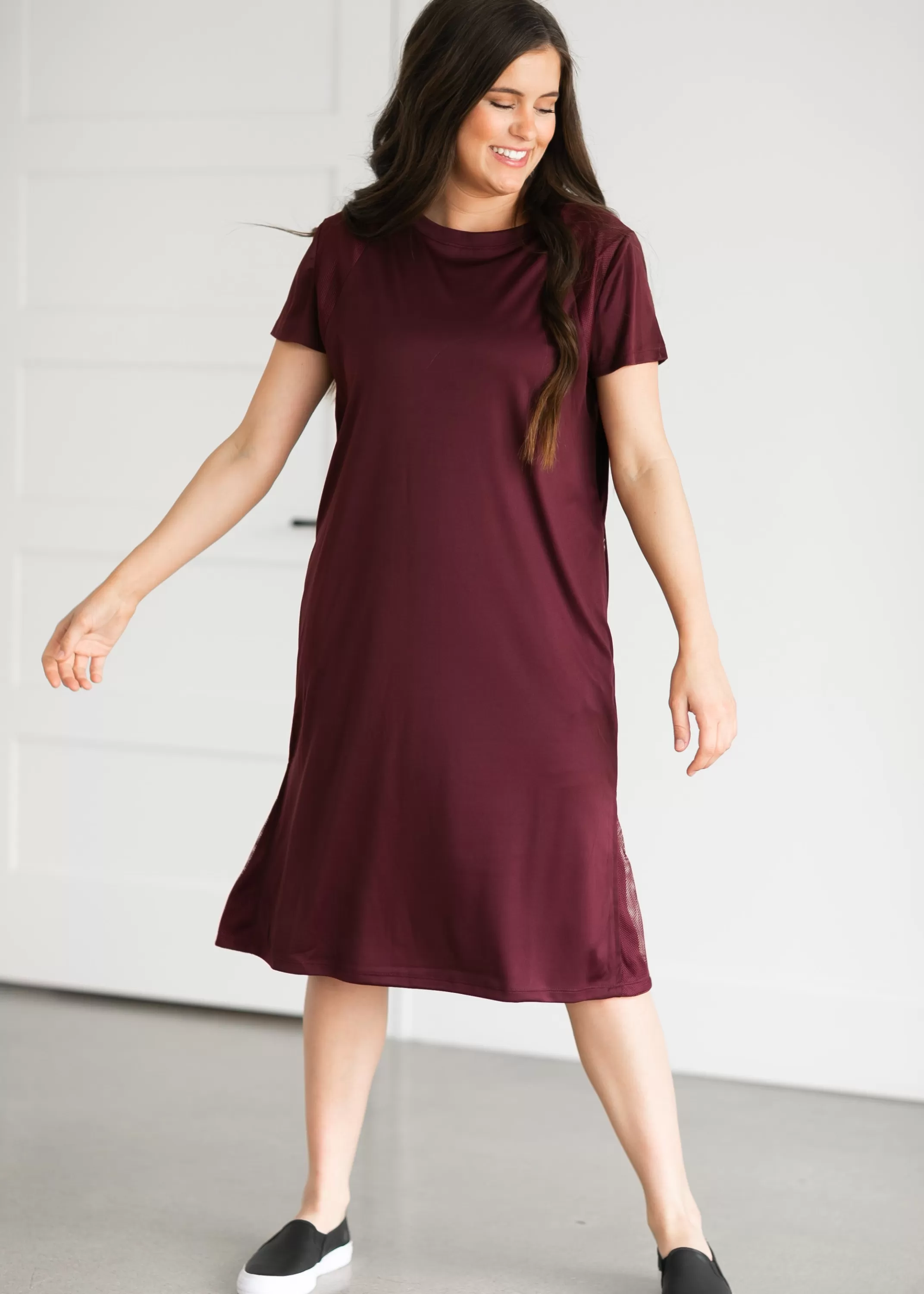 Fashion Manda Athletic Midi Dress Women Plus Size
