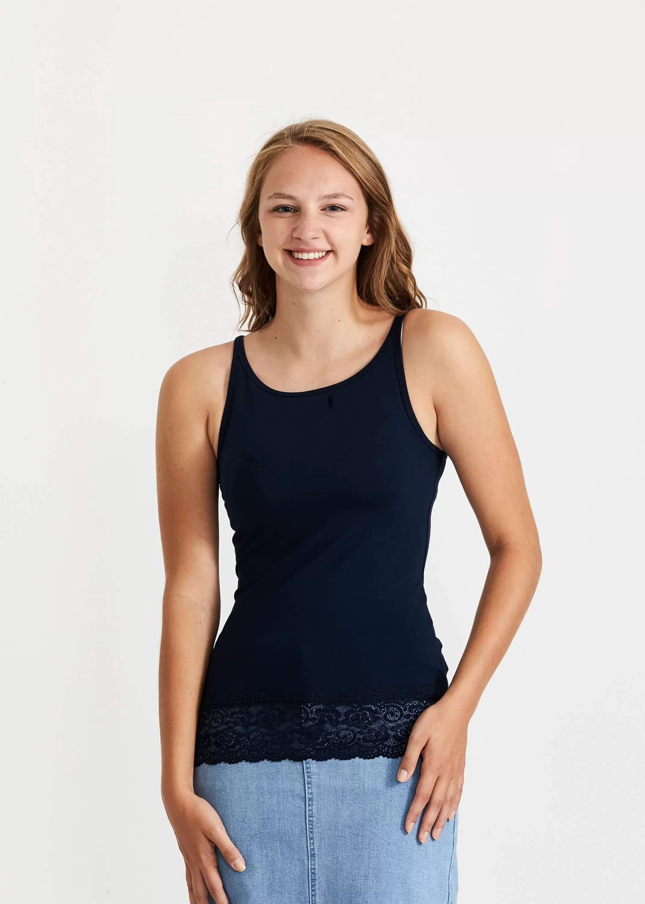 New Modest Women's Lace Reversible Cami | Inherit Clothing Company Women Tops