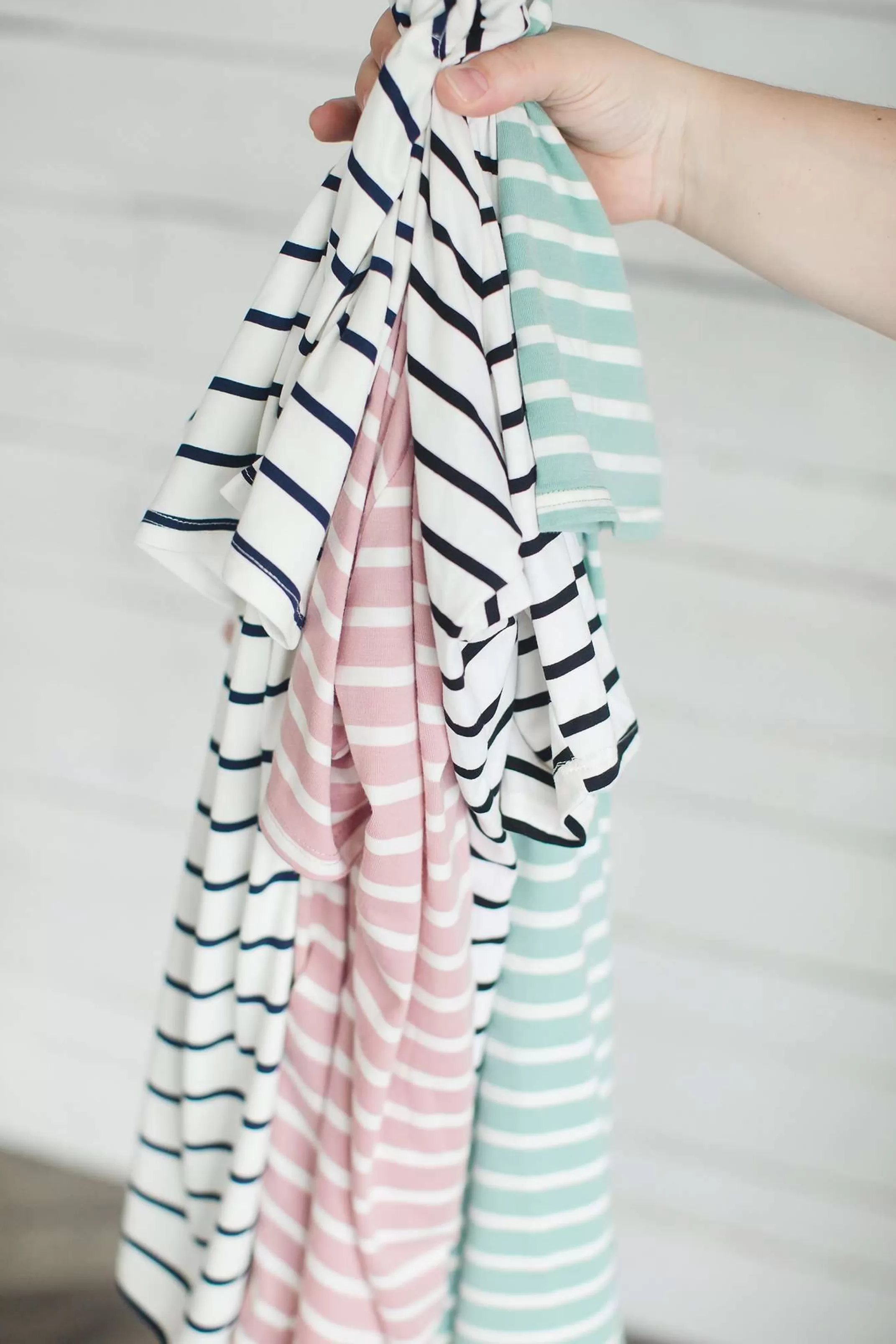 Best Modest Women's Muted Boat Neck Striped Tee | Inherit Clothing Company Women Tops