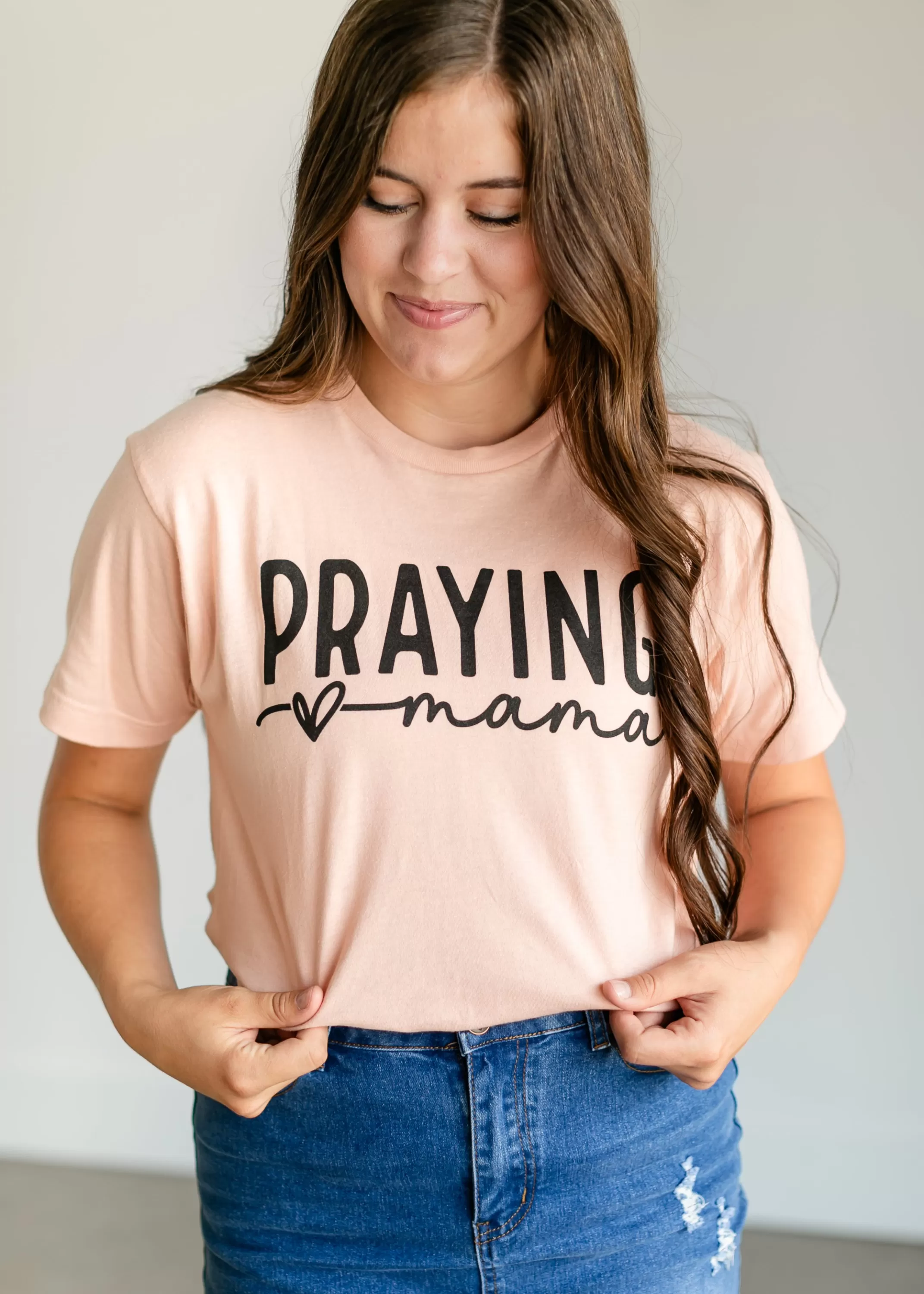 Outlet Praying Mama Graphic T-Shirt Women Plus Size