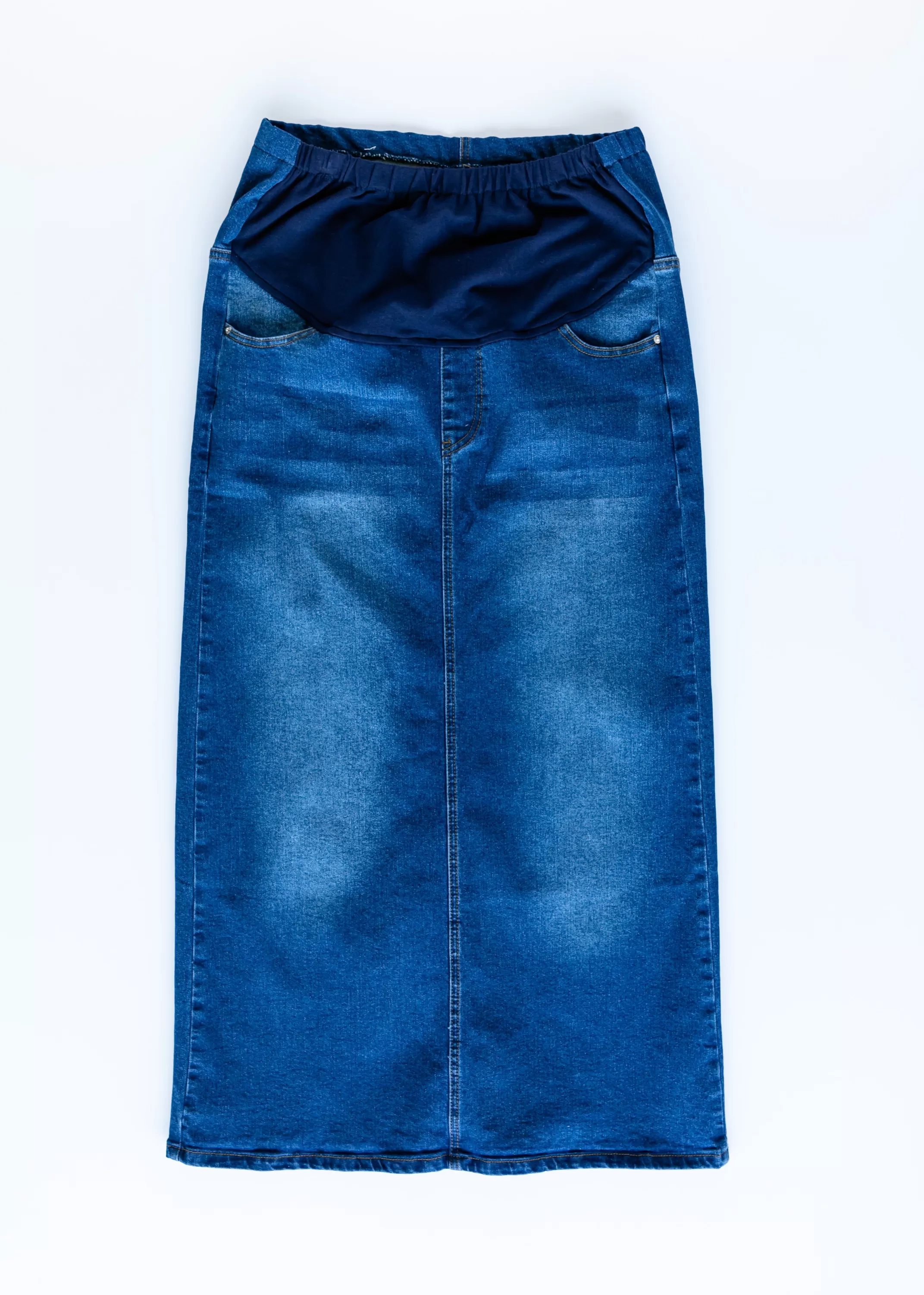Fashion Reece Maternity Long Denim Skirt Women Maternity Friendly