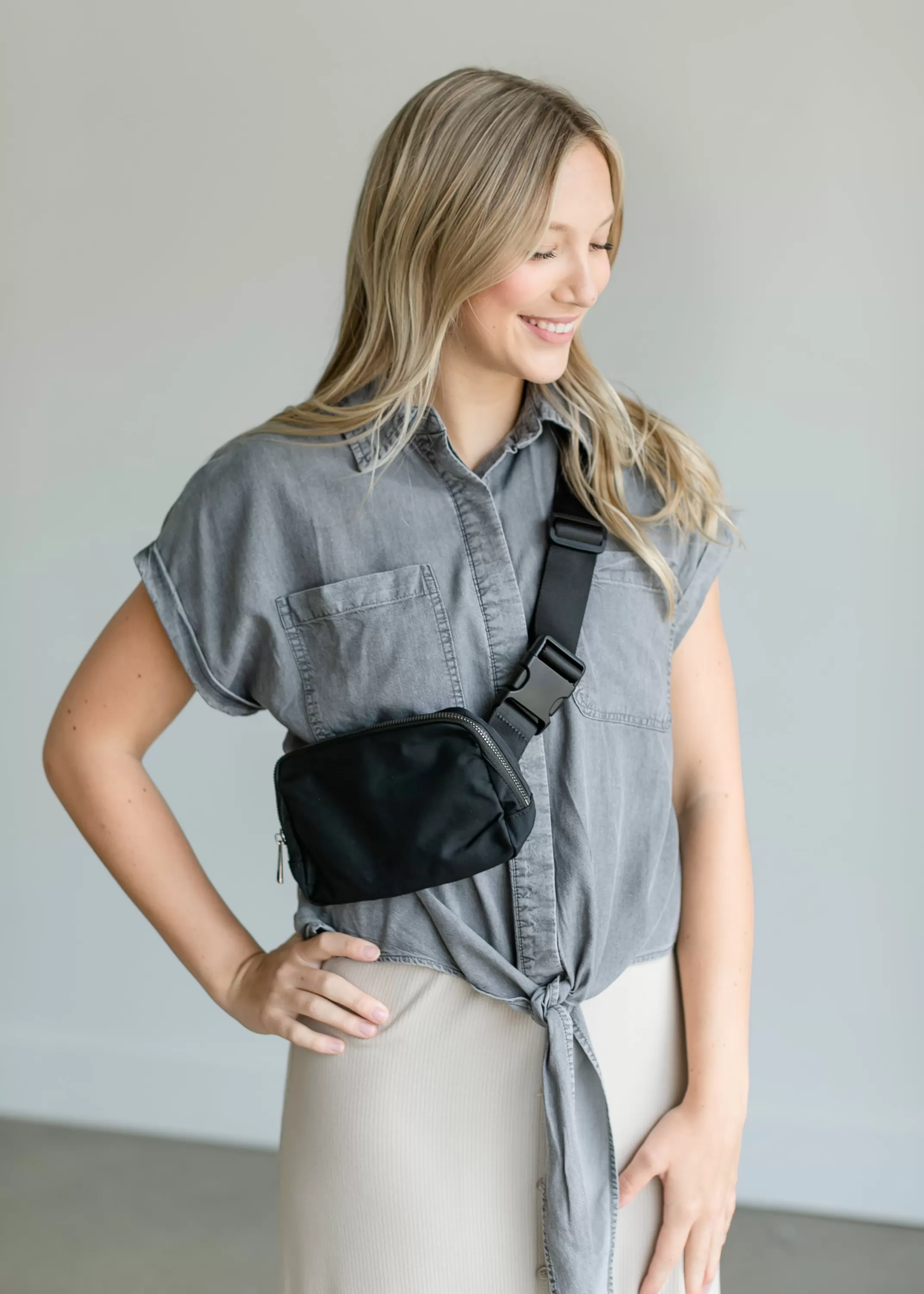 Outlet Sporty Waterproof Crossbody Belt Bag Women Accessories
