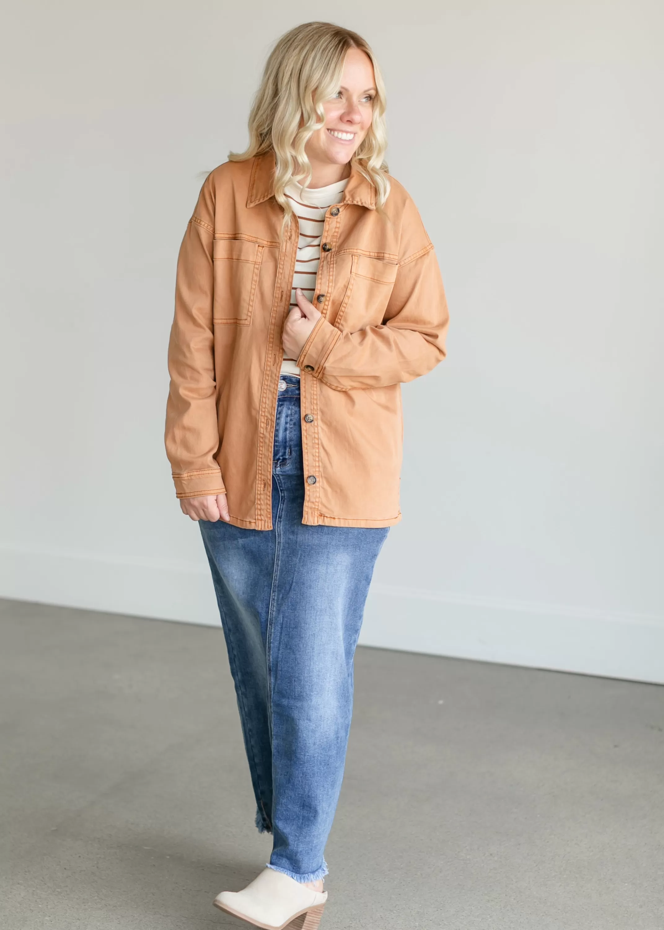 Shop Stacy Knit Crewneck Top Women Long Sleeve