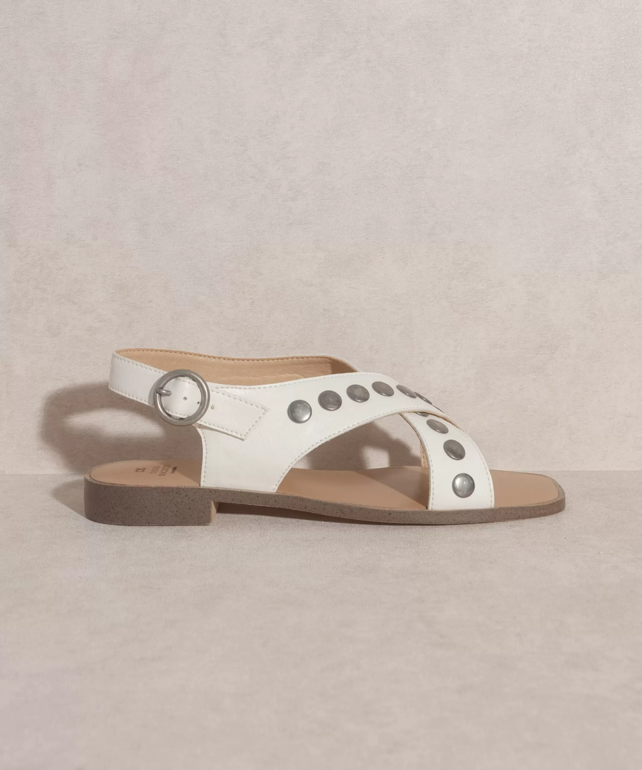 Fashion The Kylie Two Strap Square Toe Sandals Women Shoes