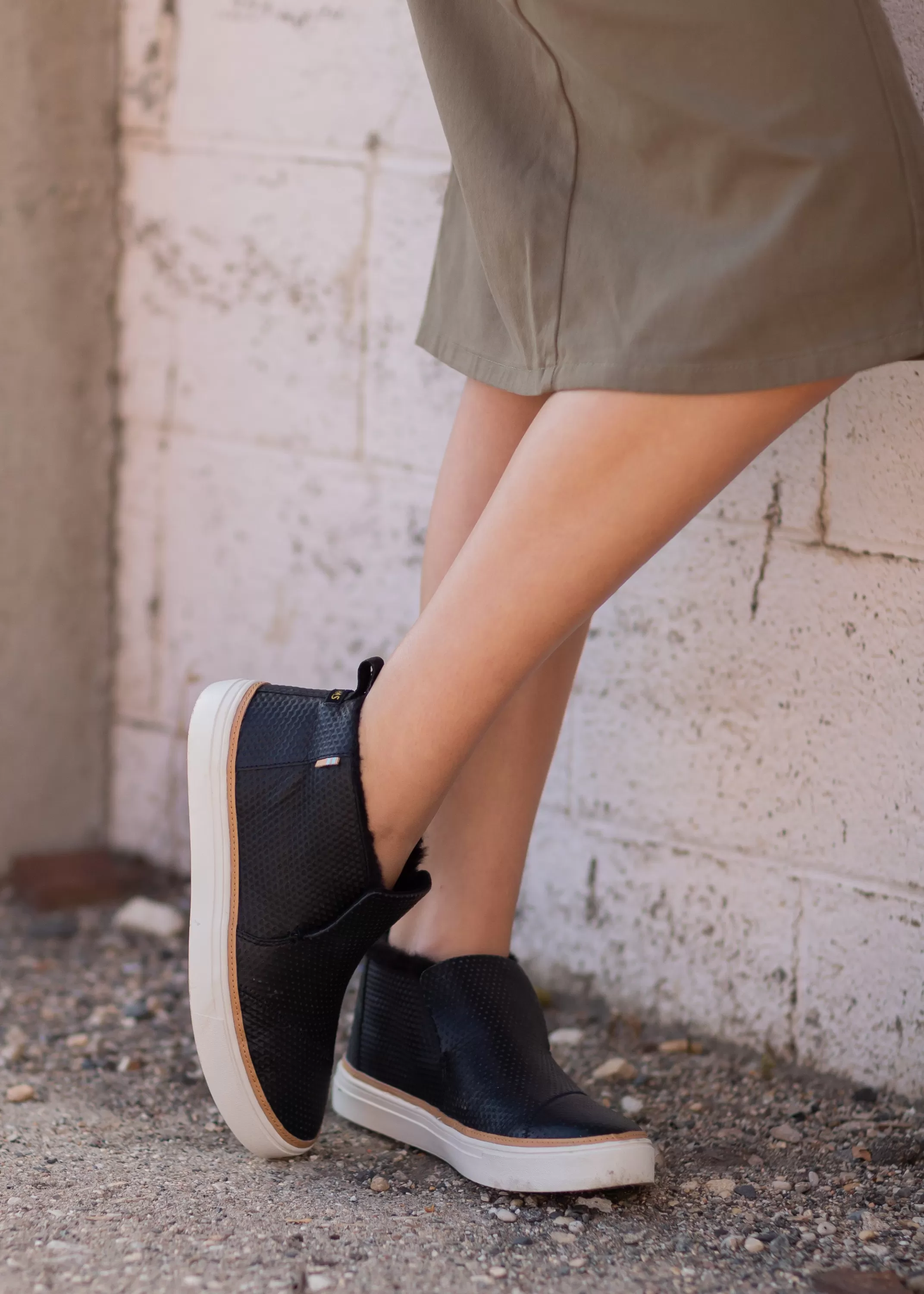 Clearance ® Paxton Black Slip Ons Women Shoes