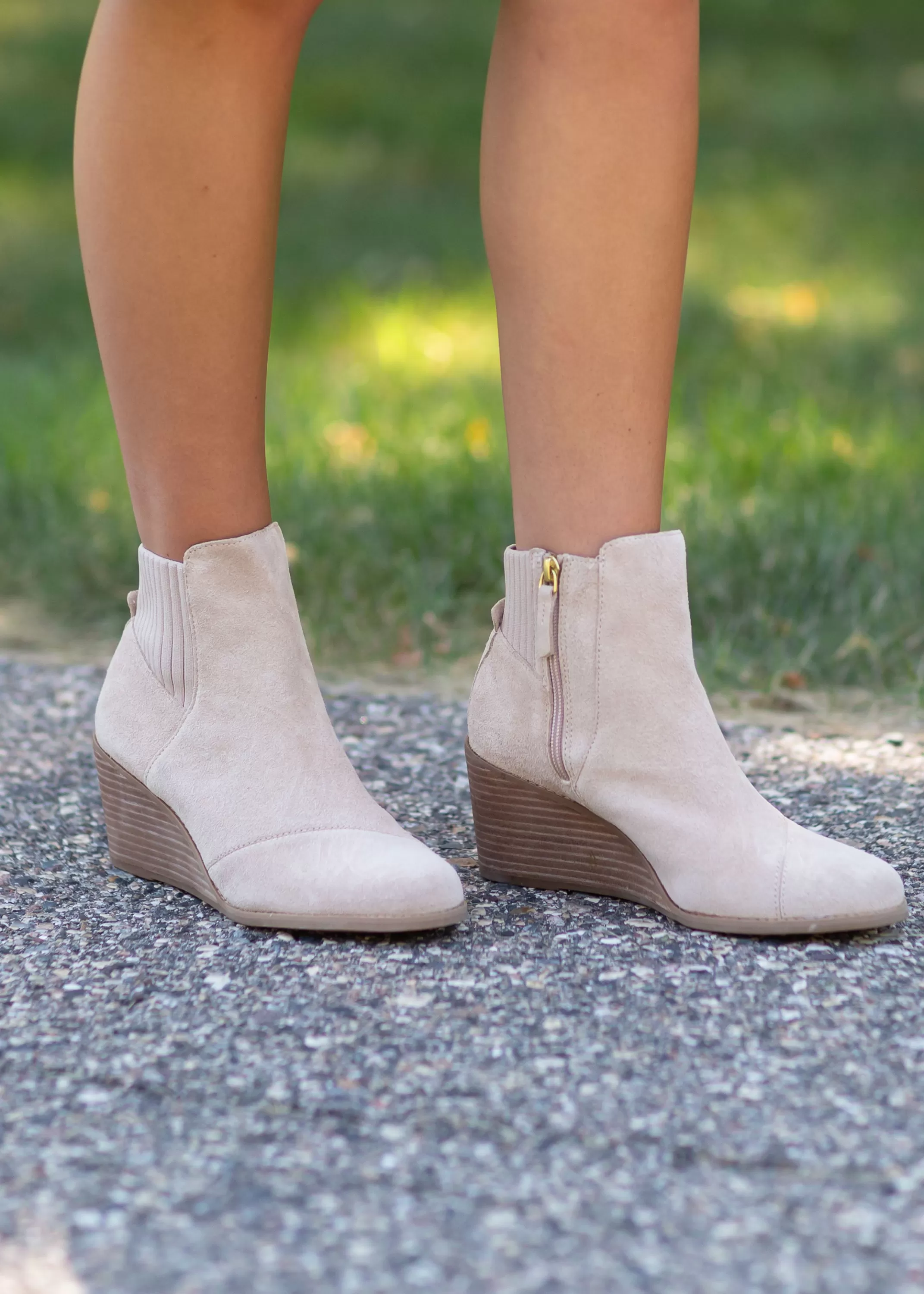 Cheap ® Sadie Suede Wedge Bootie Women Shoes