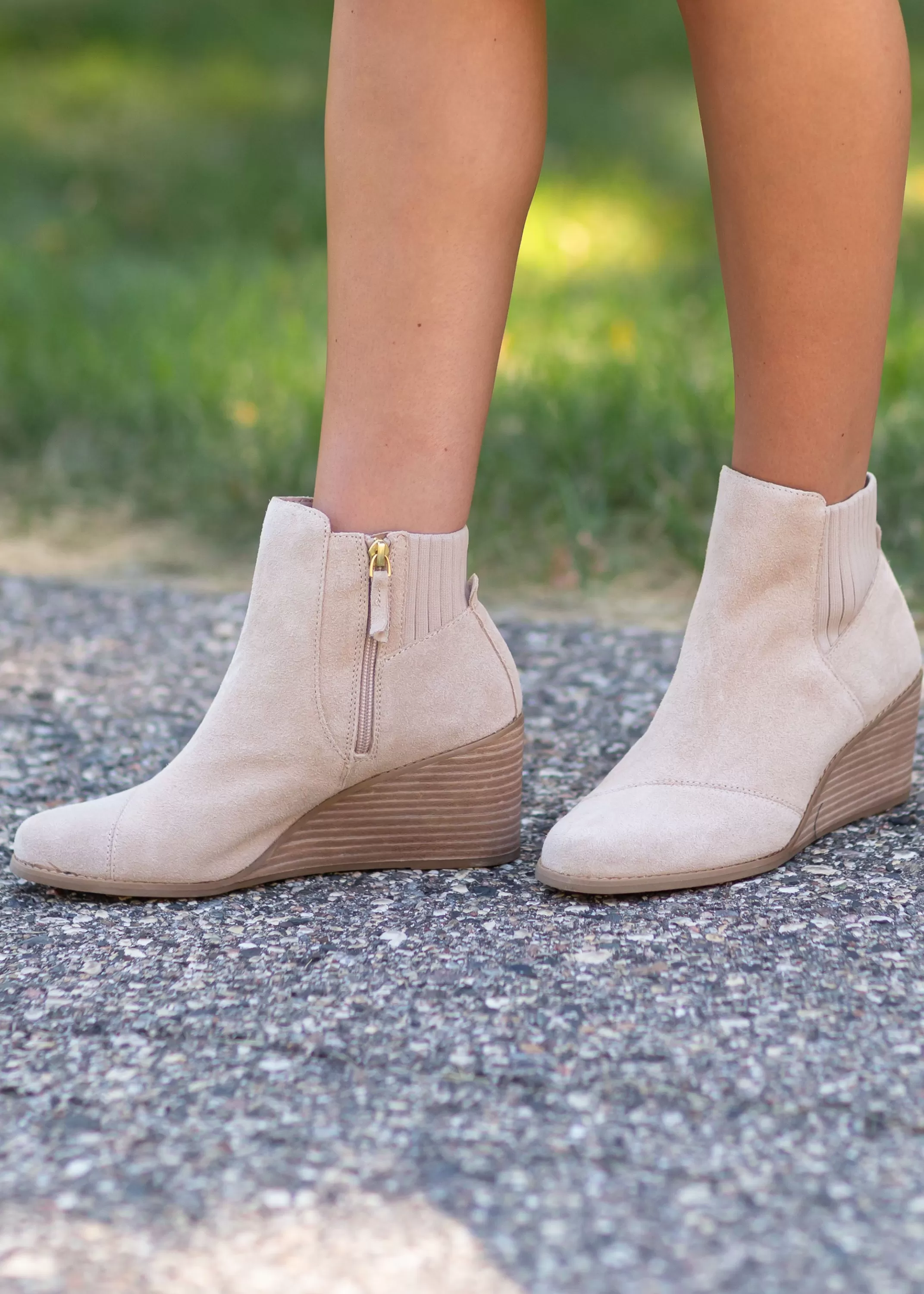 Cheap ® Sadie Suede Wedge Bootie Women Shoes